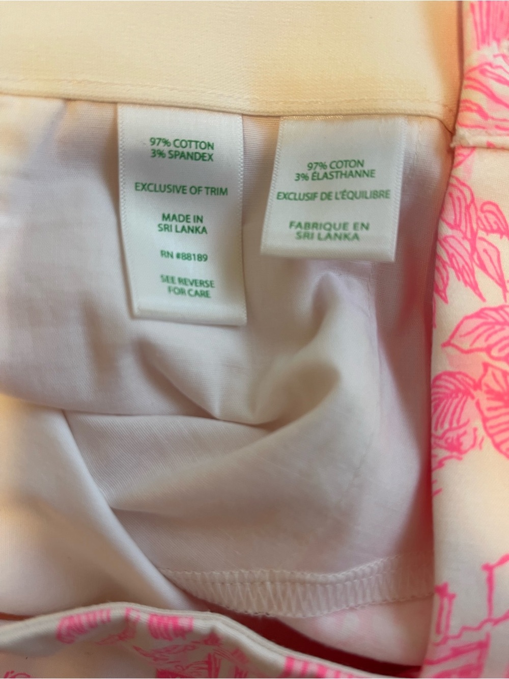 Lilly Pulitzer Pink Toile-Print Shorts - Picture 4 of 4